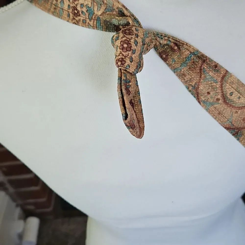Paisley Patterned Large Shoulder Bag - Picture 6 of 8
